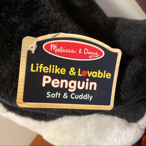 Melissa & Doug Realistic Penguin 24" Large Stuffed Animal Bird Plush Toy - Picture 4 of 4